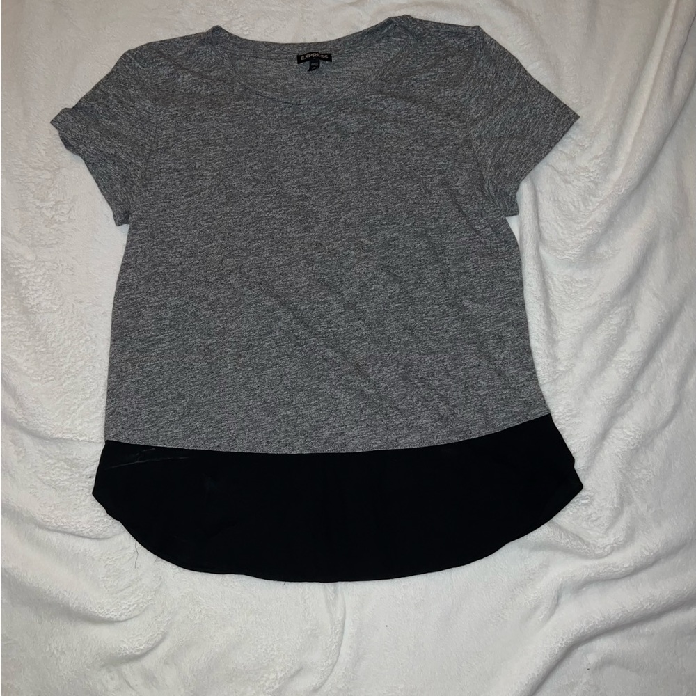 Express Scoop-Neck Short Sleeve Top